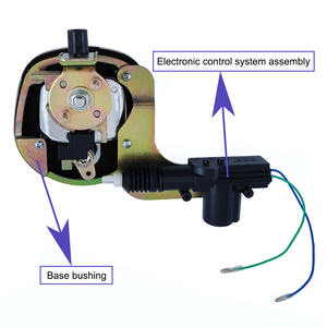 12V電動クロムメッキ亜鉛合金製クジラの尾型パネル トラック/UTEキャノピーツールボックスハンドルロック（キー付き）ISO9001認証カスタムロゴ入り - Product Image 4
