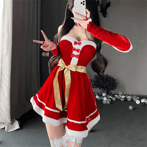 Disfraz <span class=keywords><strong>de</strong></span> <span class=keywords><strong>Conejita</strong></span> Sexy para Juego <span class=keywords><strong>de</strong></span> Roles, Uniforme Navideño, Vestido <span class=keywords><strong>de</strong></span> Terciopelo <span class=keywords><strong>de</strong></span> Mamá Noel, Disfraz <span class=keywords><strong>de</strong></span> Cosplay - Product Image 3