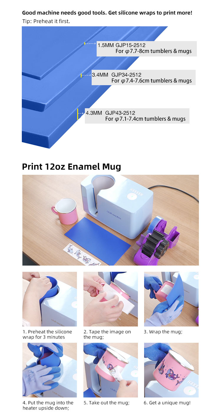 Vesub New Auto Mug Heat Press Machine for Sublimation 11-15oz Mugs