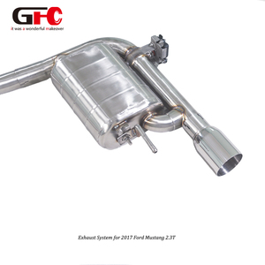 ท่อไอเสีย catback GFC ประสิทธิภาพสูงสำหรับ <span class=keywords><strong>Mustang</strong></span> 2.3T ดีไซน์วาล์วคู่พร้อมด้วยหัวตัดแบนชั้นเดียว89มม. - Product Image 4