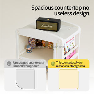 Muebles Infantiles, Organizador de Almacenamiento para Niños, Estantería, Librería, Soporte Moderno de Plástico para Libros Infantiles y Armario para Ropa - Product Image 3