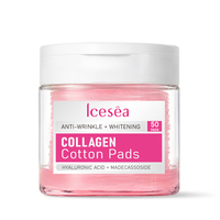 Pads Tonifiants en Coton au Collagène OEM avec Acide Hyaluronique, Niacinamide, Madecassoside, ADN de Sodium – Raffermissants et Éclaircissants – Marque Privée