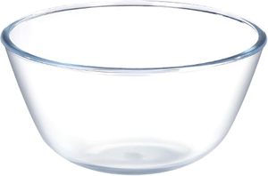 Bol à salade en verre sans BPA avec couvercle en plastique, 2 compartiments pour boîtes à lunch - Portable et écologique - Product Image 3