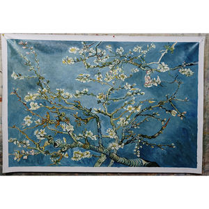 <span class=keywords><strong>Peinture</strong></span> à l'huile épaisse moderne, impression numérique, célèbre 'Fleur d'abricot' de Van Gogh, <span class=keywords><strong>peinture</strong></span> sur toile décorative pour salon et salle à manger - Product Image 4