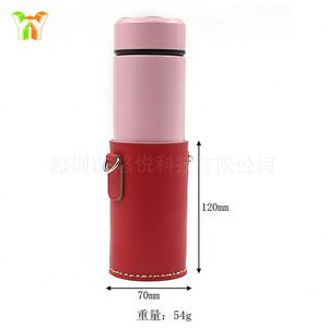 Funda de Cuero Retro para Termo, Cosida a Mano, Personalizada, Antideslizante, Aislante del Calor, para Exteriores - Product Image 4