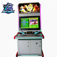 Borne d'arcade de combat à monnayeur de 32 pouces, 2 joueurs, armoire verticale, console de jeu vidéo pour centre de jeux commercial