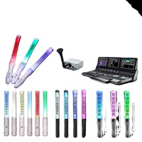 Variedad de Barras Luminosas de Plástico RGB que Cambian de Color, Control Remoto LED CNC para Conciertos, Programación por Computadora
