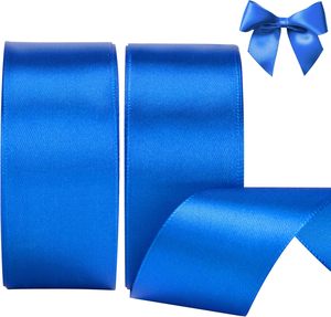 Cinta de Satén de Doble Cara Elegante y de Primera Calidad, 100% Poliéster, 4 cm, Alta Resistencia, Suave, Lisa, de Color Sólido, Estampada, para Manualidades, Flores y Decoración de Faldas - Product Image 1