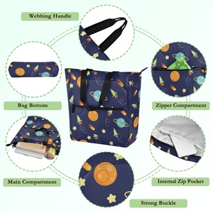 2025 Large Capacity Book Bag Fashion Custom Print Shoulder Bags Book <b>Handbag</b> for Class Knapsack - Product Image 3