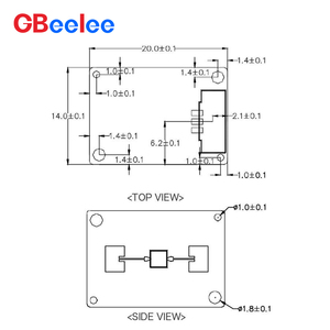 GBeelee BL-LD-303 24G millimetergolf radarsensor intelligente energiezuinige bewegingsdetectiemodule voor menselijke beweging/bewegende objecten - Product Image 3
