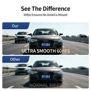 Grand angle 9-36v IPS écran tactile full hd double lentille voiture boîte noire dvr voiture rétroviseur - Product Image 3