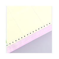 Vente en gros 50GSM 2 plis 3 plis 100% pâte de bois impression ncr papier de copie d'ordinateur autocopiant continu