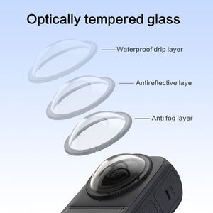 Capuchon d'objectif anti-buée contre les rayures Protection des lentilles rotatives résistantes aux rayures pour <span class=keywords><strong>Insta360</strong></span> X4 - Product Image 4