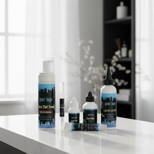 Colle pour perruque à étiquette privée, résistante à l'eau et à la transpiration, forte tenue, <span class=keywords><strong>spray</strong></span> de colle pour perruque 200 ml, colle pour perruque à dentelle frontale - Product Image 4