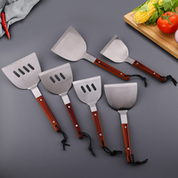 Spatule de cuisine en acier inoxydable, directement de l'usine, pour cuisine occidentale, pizza, couteau, spatule à pression pour pâtisserie, outils pour crêpes brutes