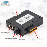 Módulo IO Remoto Modbus TCP de 16 Canales de Entrada Digital, C-control CK-TP5161, Entrada y Salida NPN/PNP