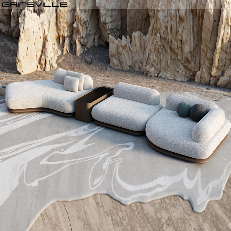 High-End Fabric Sofa Grey Couches Sectional Sofa High End Modern Luxury Living Room Sofa Set