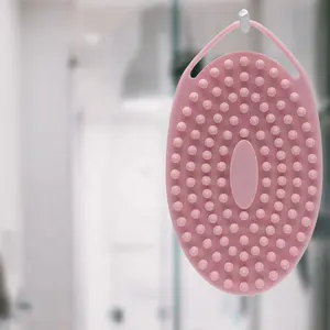 New Product With Hook Body Ball Scrubber Silicone Body Scrubber Belt Baby Bath Shower Brush BATH BRUSH