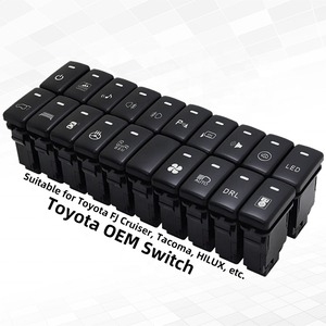 Skyearth Nhà máy cung cấp phụ kiện xe hơi 12V chuyển đổi xe dẫn lái xe ánh sáng ON-OFF đèn sương mù đẩy chuyển đổi cho TOYOTA tacoma FJ Cruiser - Product Image 1