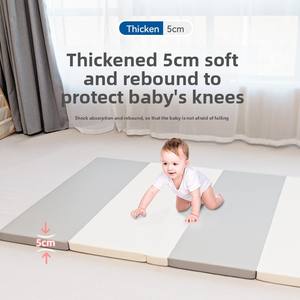 Vente en gros de tapis rampant en cuir PU <span class=keywords><strong>pour</strong></span> bébé de style moderne à usage domestique tapis sensoriel imperméable et inodore anti-chute <span class=keywords><strong>pour</strong></span> enfants - Product Image 2