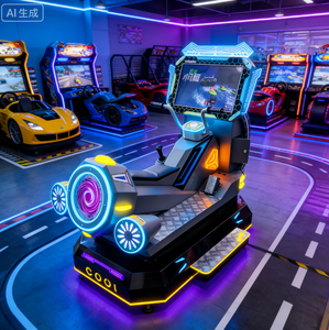 <span class=keywords><strong>Lancha</strong></span> <span class=keywords><strong>Rápida</strong></span> de Juego - Controles Dobles, Pantalla con Iluminación, Metal, Múltiples Jugadores, Equipo de Arcade Interactivo, Entretenimiento Interior - Product Image 3