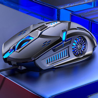 Mouse Gaming Isi Ulang Rgb Backlight Game Mice Mute 2.4ghz 3200dpi untuk Laptop Komputer Periferal E-sports Gamer