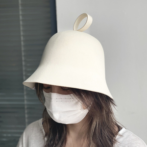 Chapeaux de sauna classiques en feutre de laine mérinos, unisexes, pour hommes et femmes, design sans couture, vente en gros sur mesure - Product Image 6