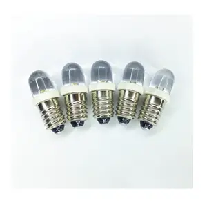 E10 LED ampul el feneri ampul DC4.5V E10 3V LED E10 4.5V LED ampul E10 6V mavi led DC4.5V E10 12V gösterge ampul 18V E10 24V