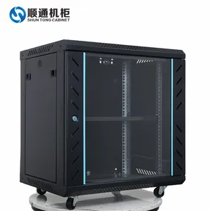 9U Wall Mounted Cabinet 19 Inch Server Network Rack Cabinet