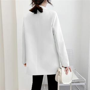 Manteau Long S-3XL <span class=keywords><strong>Femme</strong></span> Nouveau Automne <span class=keywords><strong>Hiver</strong></span> Décontracté Grande Taille Manches Longues Vestes Vintage Ample Chaud Mode Uni - Product Image 5