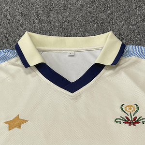 Maillot sublimé de haute qualité en gros Patchwork Design Street Retro Football Jersey - Product Image 3