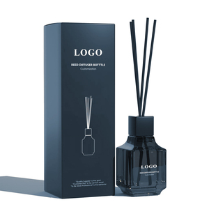 Gấp cuối nắp gấp hộp giấy rỗng tùy chỉnh Chai khuếch tán nước hoa với Quà Tặng gấp bao bì logo dập nổi hoàn thiện - Product Image 2