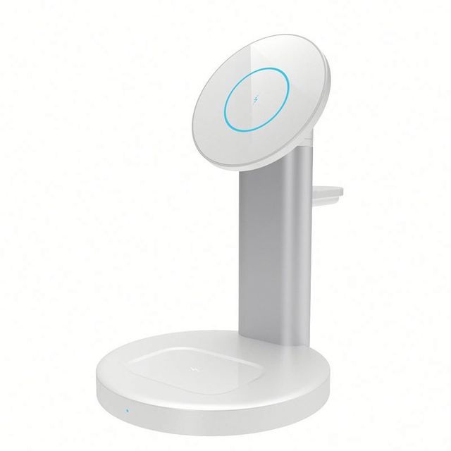 New Product 2024 Popular Stand up Magnetic 15W Quick Wireless Charger Station Wireless Charger 3 in One