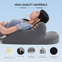 YUE RISE OEM ODM Oreiller multifonction en mousse à mémoire de forme pour lit, avec soutien pour le repos, position sur le ventre, levage des jambes, lecture, sommeil, pour couples et jeux sur téléphone