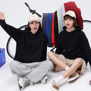 <span class=keywords><strong>Felpa</strong></span> da uomo all'ingrosso con cappuccio con cappuccio essenziale di alta qualità con Logo bianco personalizzato <span class=keywords><strong>in</strong></span> cotone <span class=keywords><strong>poliestere</strong></span> <span class=keywords><strong>felpa</strong></span> - Product Image 2