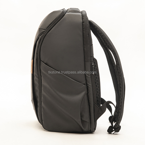 Sac à dos unisexe en cuir imperméable pour hommes Qualité décontractée Style classique Confortable Système de transport à glissière Voyage - Product Image 5