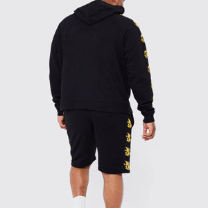 High Street Hommes Gym Shorts Confortable Coton Polaire Élastique Solide Style Écologique Plaine Sweat Polaire Shorts - Product Image 4