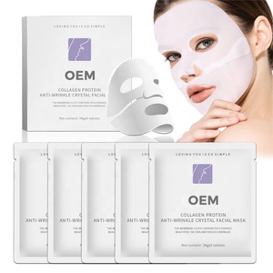 <span class=keywords><strong>Mascarilla</strong></span> Facial de Colágeno Bio Real, OEM/ODM, Hidratación <span class=keywords><strong>Intensa</strong></span> de la Piel, Rejuvenecimiento, Antienvejecimiento, Blanqueamiento, Mascarillas Faciales Orgánicas - Product Image 1