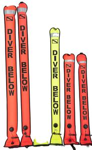 Bouée de marquage de surface SMB 4ft/5ft/6ft SMB de plongée personnalisée avec <span class=keywords><strong>gonfleur</strong></span> oral avec OPRV - Product Image 3