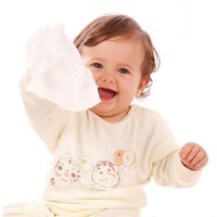 Lingettes nettoyantes pour bébé personnalisées, 80 pièces, écologiques, ultra-douces, jetables, antibactériennes, parfumées, emballées individuellement, lavables dans les toilettes