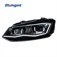 Accessoires de voiture adaptés à la Volkswagen Polo 09-18, ensemble de phares modifié avec lentille LED, feux de jour