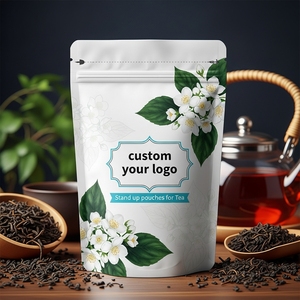 High Barrier Moisture Proof Custom Size Printing Aluminum Foil Premium Tea <b>Packing</b> Resealable Tea Mylar <b>Bags</b> for Brand Owners - Product Image 2