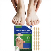 Autocollants populaires de correction des ongles pour les soins des ongles, patchs nutritifs pour les ongles, patchs bactériostatiques pour la réparation des ongles des pieds