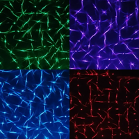Lumière laser créative et colorée, effet d'ondulation de l'eau, changement de couleur dynamique, étanche IP65, contrôle DMX