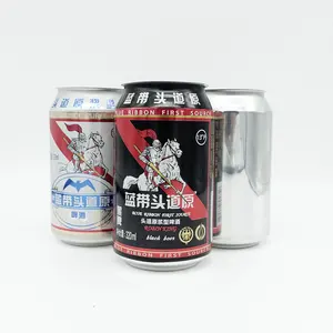 Hot sale Aluminum Cans 190ml 250ml 330ml 500ml Beer Can Production Logo Color Custom Aluminum Beverage Beer Can