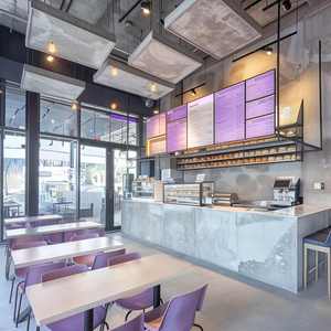 Quiosco y Barra de Cafetería Personalizados |   Muebles Modernos para Cafetería con Iluminación LED |   Diseño de Interiores para Panadería y Cafetería - Product Image 1