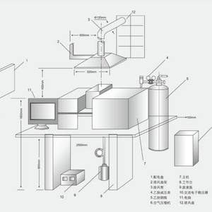 Espectrómetro de Absorción Atómica AA 3604, Método de Horno de Grafito, Detección Espectroscópica de Hidruros para Metales Pesados - Product Image 1