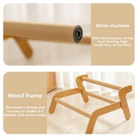 WINNERS-TQXM Griffoir et Lit pour Chat en Bois – Tapis Rafraîchissant d'Été Durable et Anti-Déchirures, Grande Taille, Style Simple, Fabriqué en Chine, Irréprochable