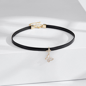 Nouveau collier ras-de-cou papillon volant pour femmes, design minimaliste, pendentif de niche, tendance, 1 pièce - Product Image 5