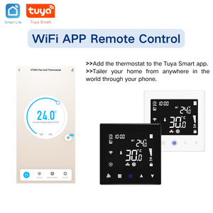 الأكثر مبيعًا مروحة رقمية ترموستات للتبريد والتدفئة ترموستات مع ترموستات سرعة 3 مروحة - Product Image 2
